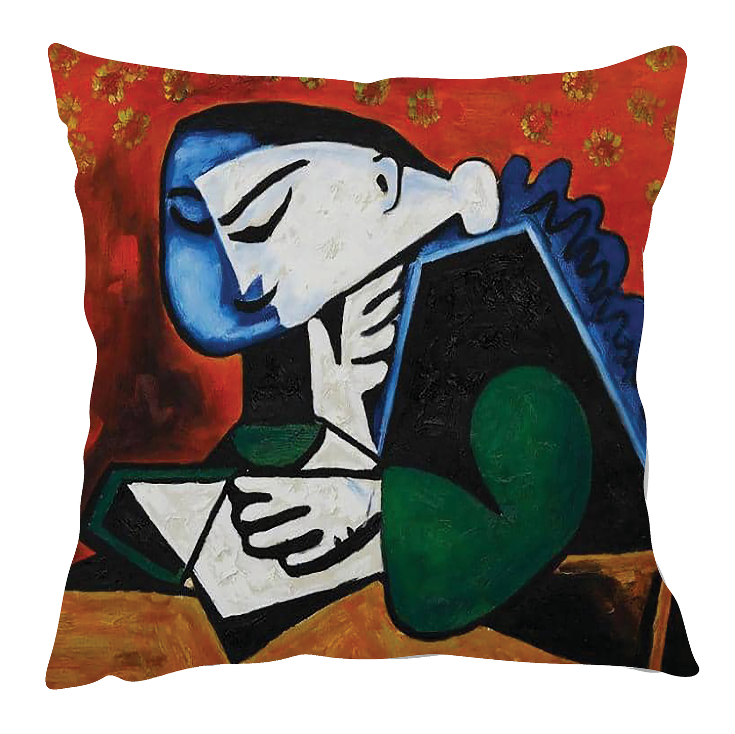 Picasso's "Woman Reading" Inspired Cushion Cover