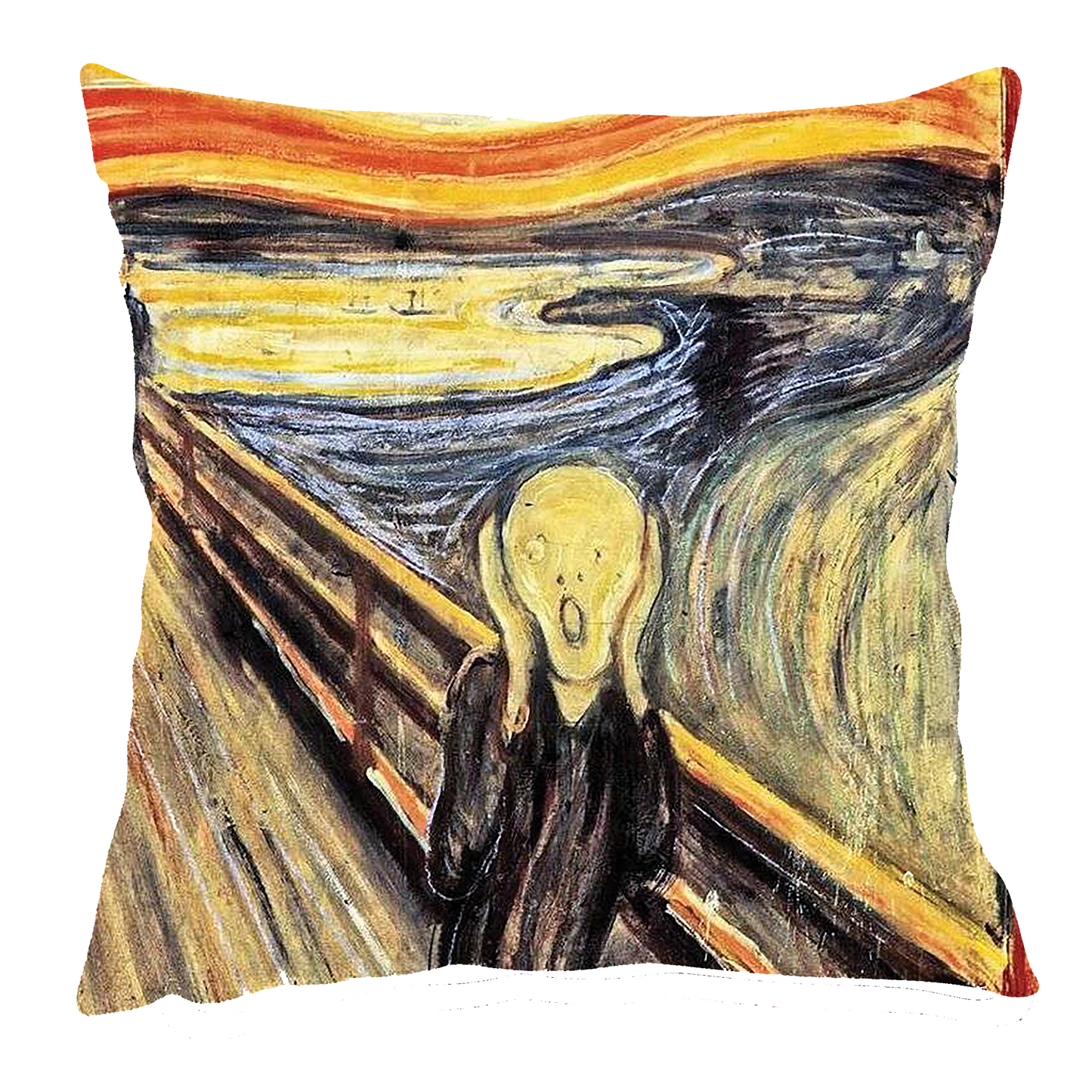 Edvard Munch's "The Scream" Inspired Cushion Cover