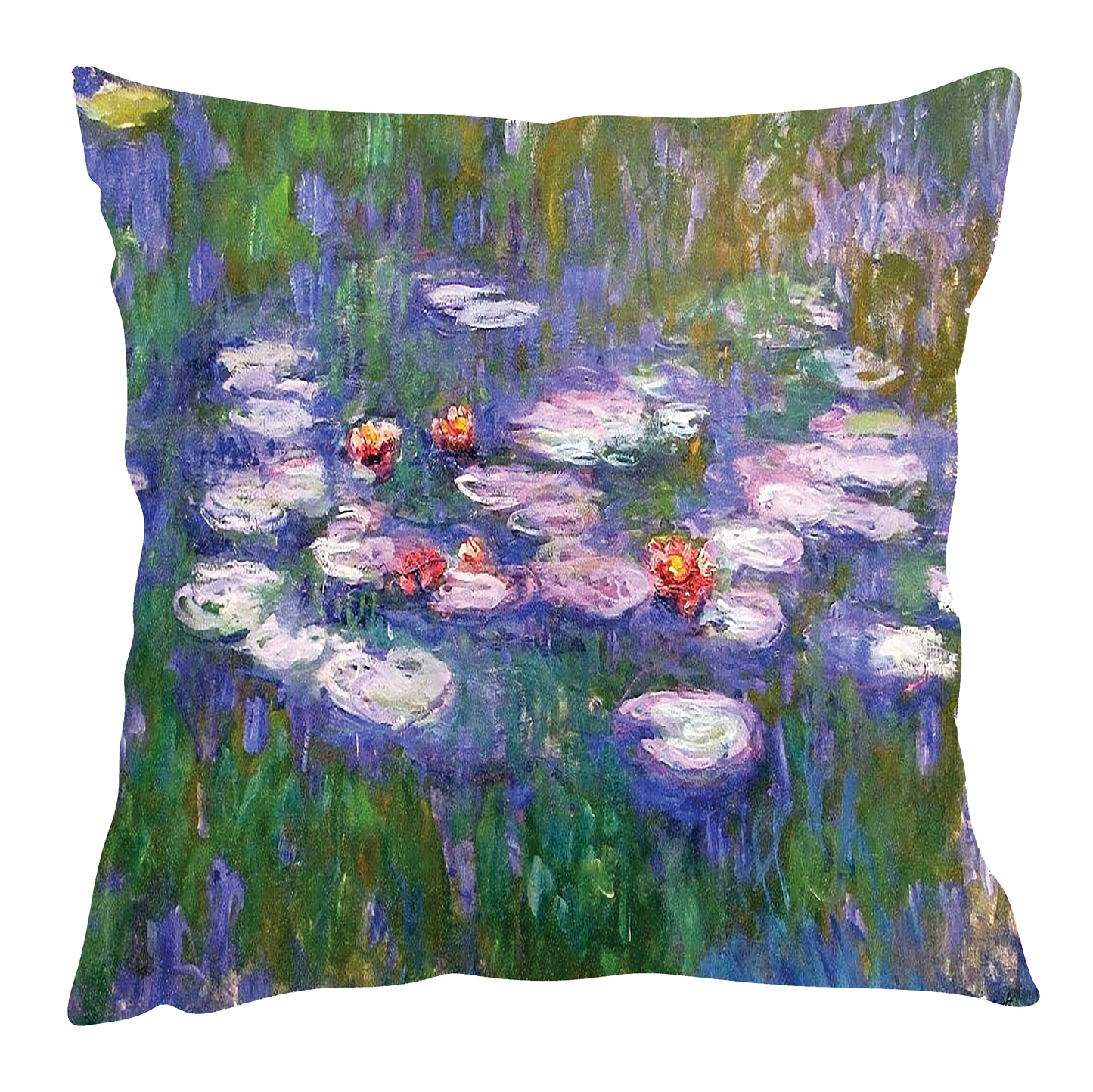 Monet's "Water lillies" Inspired Cushion Cover