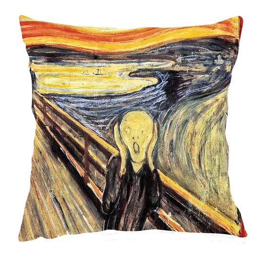 Edvard Munch's "The Scream" Inspired Cushion Cover
