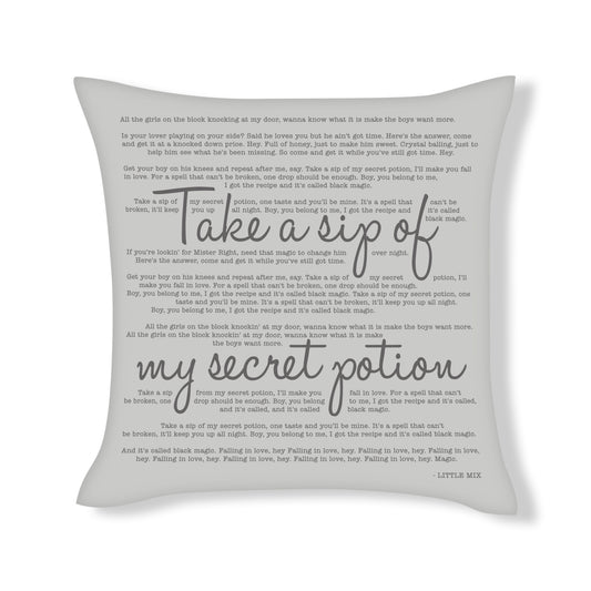 Little Mix - Black Magic - Song Lyric Inspired Cushion Cover