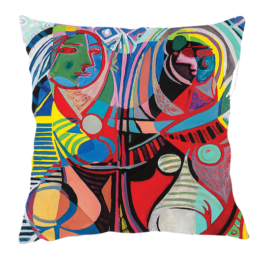 Picasso's "Girl Before A Mirror" Inspired Cushion Cover